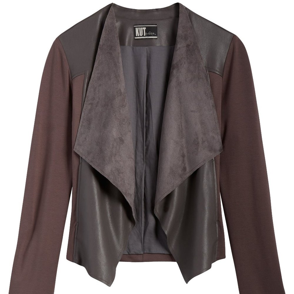 Edyson Maisha Ponte and Faux Leather Jacket